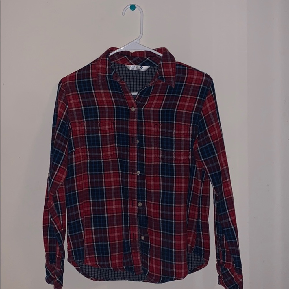 Red white and blue Flannel